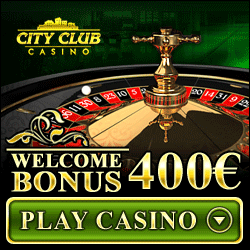 Receive a 400% deposit bonus at City Club Casino