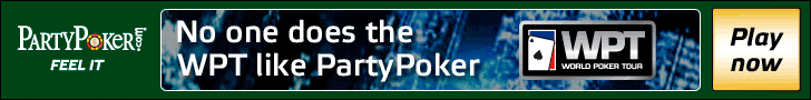 Play Online Poker at Party Poker and stand a chance of being in the next WSOP