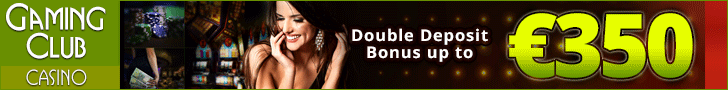 Gaming Club Offers Free Chips in the form of a Double Deposit Bonus. Get up to 350.00 Free Credits