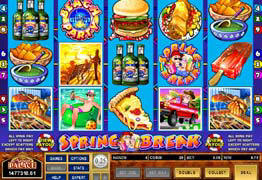 Springbreak Online Slot Screenshot