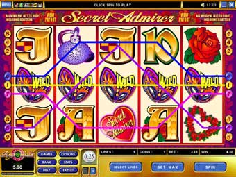 Secret Admirer Online Slot Screenshot